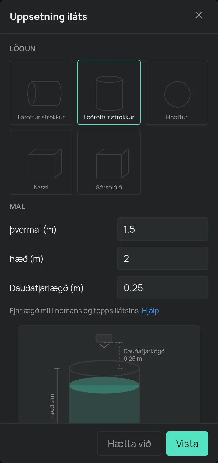 Glugginn Uppsetning íláts með löguninni og málunum